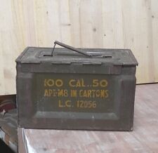 Cassetta Munizioni Scatola Munizioni Esercito USA Epoca Militare Vintage.