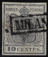 1850 ASI Lombardo Veneto 10c