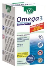 ESI OMEGA 3 Extra Pure 80 perle + 40 IN OMAGGIO SPEDIZIONE GRATIS