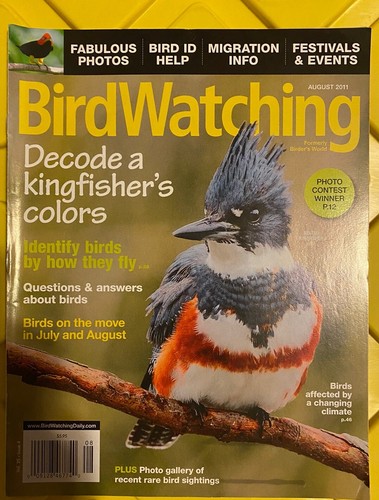 Bird watching magazine - magazine, august