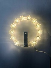 Coroncina Aureola Luminosa elettrica STELLARIO Led Bianco cm10/15/20/28 statue