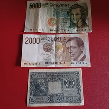 Vecchie Banconote Italiane