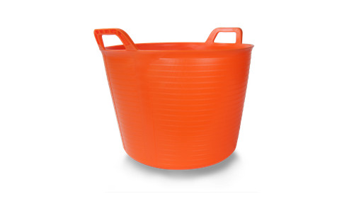 Mastello plastica arancione - mastello,