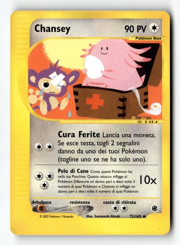 Pokemon card chansey - pokemon,
