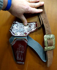 CINTURONE VINTAGE - GIN PEL - Anni '70/'80 - COWBOY WESTERN