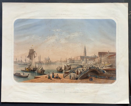 Stampa antica venezia rara - venezia,