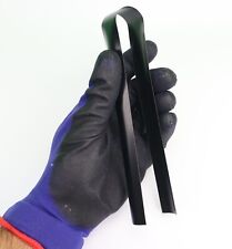 AWITALIA Flessometro nero robusto in acciaio Inox per zanzariere a carrarmato