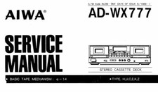 AIWA AD-WX777 Schematic