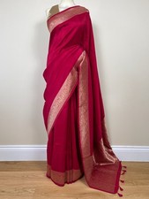 Sari eleganti Rani rosa pura