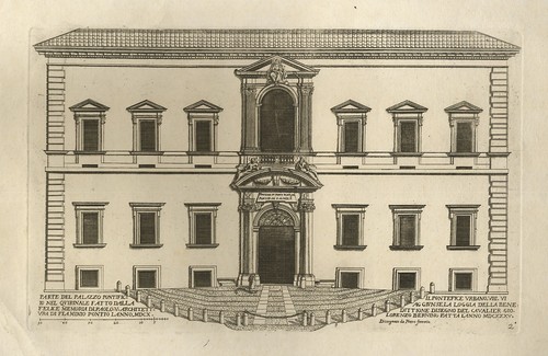 Parte del palazzo pontificio - del,