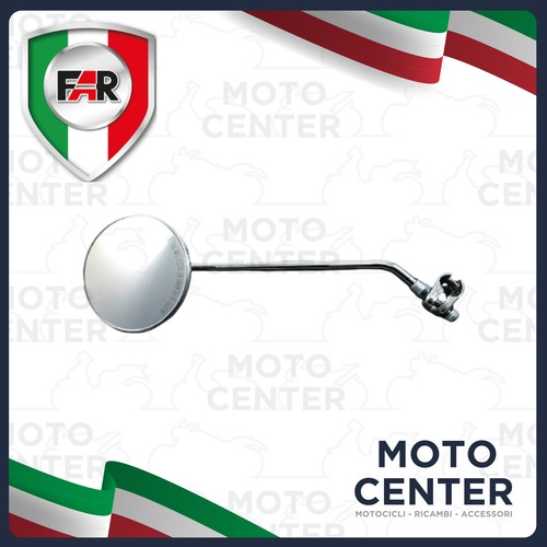Specchio cromato tondo - tondo, sx