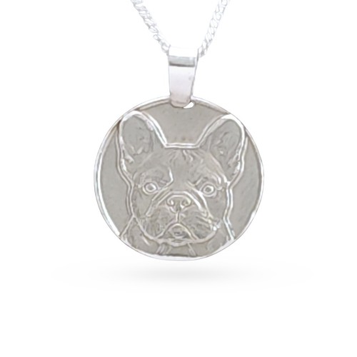Collana con monete bulldog - con,