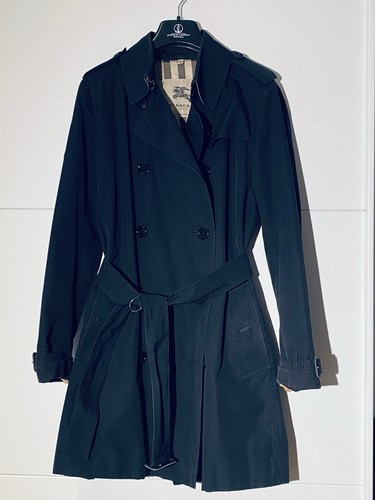 Burberry trench blu scuro