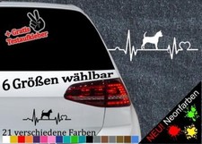 Adesivo battito cardiaco Chiwawa -6 misure- sticker chihuahua love heartbeat capelli corti