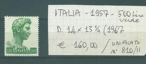 Italia repubblica 1957 - repubblica, 500