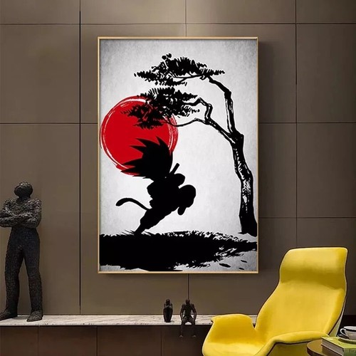 Quadro dragon ball tela senza - quadro,
