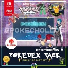 ✨ POKEDEX PACK SHINY 6IV ALPHA - 270 MONS  ✨ Pokemon leyendas / Legends ZA  ?️