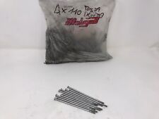 Kit 10pz Raggi Ruota Moto Epoca 4•110 mm Testa Dritta Malaguti