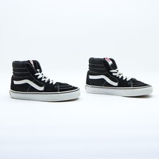 VANS, SK8-HI , EUR 35 UK 3 USM 4 USW 5.5 (Cod.SS3744)  Alte, nere, Unisex/Donna