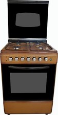 Cucina LAREL marrone 60x60 4 fuochi con forno ELETTRICO metano o GPL marrone