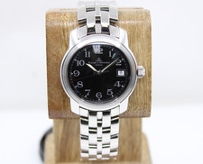 Orologio Baume & Mercier Capeland 37 mm quadrante nero data acciaio inox MV045214