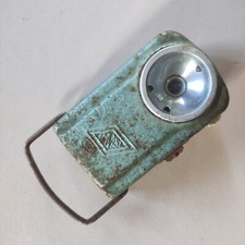 Torcia Vintage anni '40 /50 msz in Metallo azzurro Ungheria Europa Urss