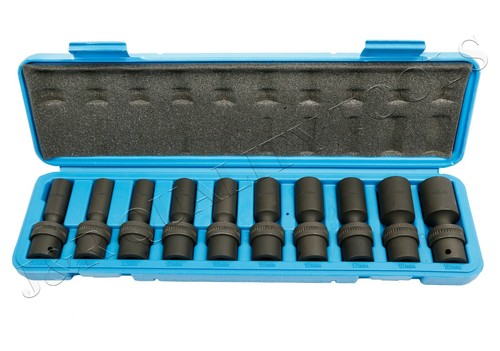 10pz set presa drive - 10pz, 3/8"