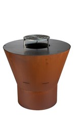 Barbecue da Giardino La Ferrotecnica Azalea Grande Piano Cottura Diametro 80cm