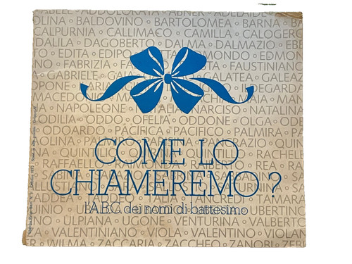 Come chiameremo a b c - come, lo
