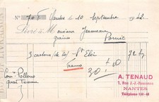 1942  A. TENAUD A NANTES - M