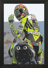valentino rossi poster arte da