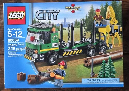 Lego city logging truck - logging,