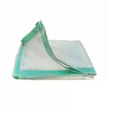 TELO TELONE TRASPARENTE IN POLIETILENE OCCHIELLATO CON RINFORZO PVC IMPERMEABILE