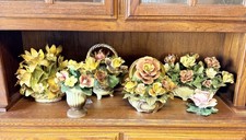 Lot of 6 vintage capodimonte