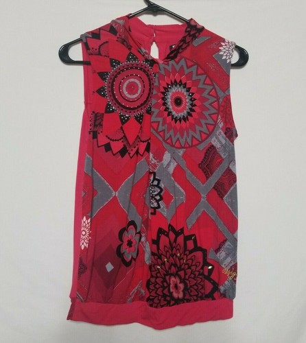 Top smanicato desigual - top,