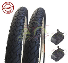 2 COPERTONI 20X1.95 (50-406) GOMME BICI BMX PNEUMATICI + CAMERE VALVOLA SCHRADER