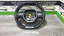 98105488ZD PEUGEOT 308 3008 5008 16> VOLANTE STERZO PELLE CUCITURE COMANDI LEGGI