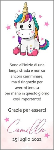 Kit segnaposto segnalibro - 20,