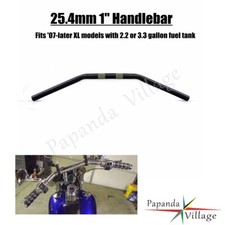 Manubrio nero 1" per Harley