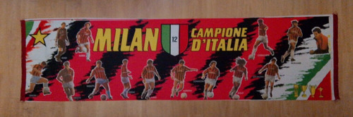 Sciarpa milan campione - sciarpa,