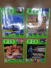 Lotto x4 RIVISTE GEO 17, 20, 27, 35 Anni 2007 2008 Egitto Brasile Tunisia Amore