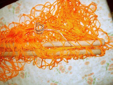 AMACA DA GIARDINO CLASSICA COLOR ARANCIONE 80x200