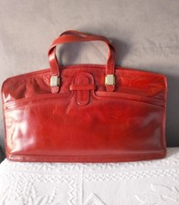 Borsa Vintage In Pelle Rossa