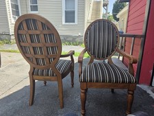 Set 4 sedie capitani vintage