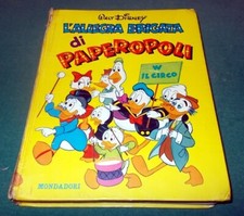 Cartonato Walt Disney "L'ALLEGRA BRIGATA di PAPEROPOLI" Carosello 1^ ediz. 1962