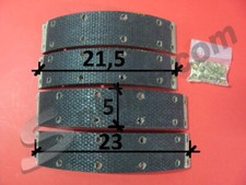 GUARNIZIONI (mm 50) PER GANASCE FRENO ALFA ROMEO GIULIETTA 