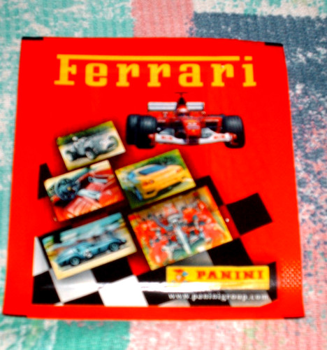 Bustina piena figurine ferrari - bustina,
