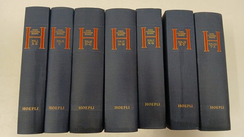 Enciclopedia hoepli 7 volumi - -,