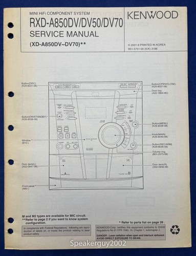 Manuale servizio originale - manuale,