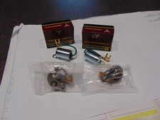 2 puntine ruttori contatti e 2 condensatori Honda CB 350-500-750 FOUR anni 70
